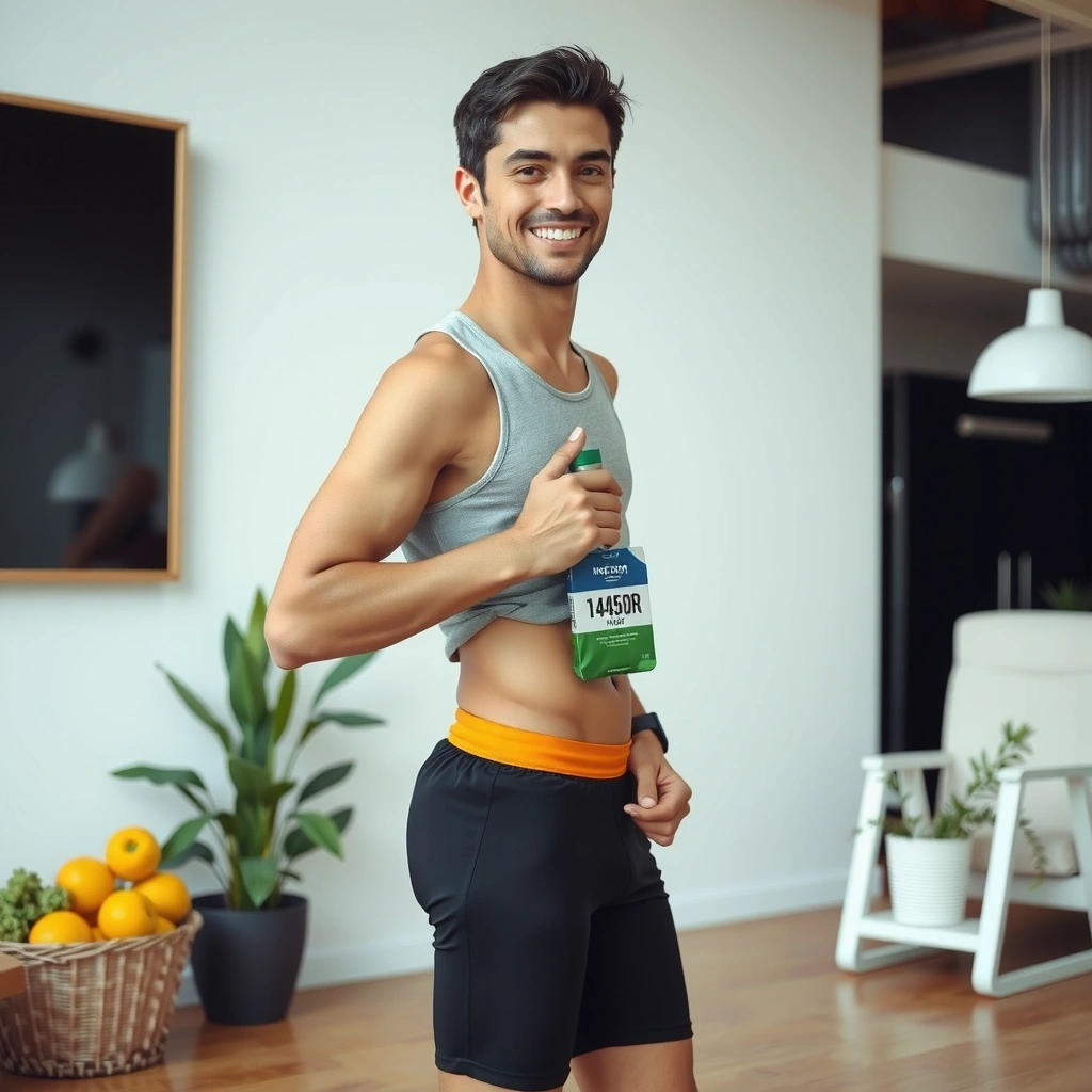 Erfolgreicher Marathonläufer